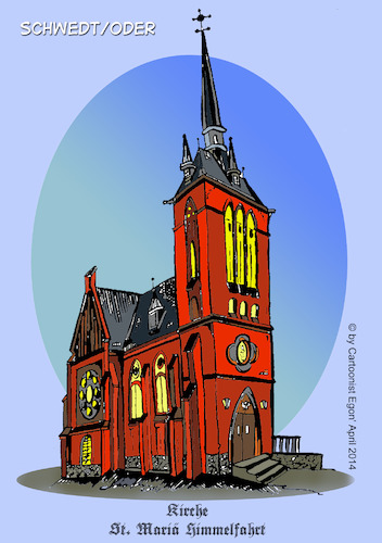 Cartoon: Alte Schwedter Originale V (medium) by Cartoon_EGON tagged mondscheinglaser,ein,original