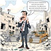Cartoon: Bauwirtschaft in der Krise (small) by A Human tagged bauen,wohnungsbau,baubranche,krise,bauwirtschaft,deutschland,bau,studie,prgnos,bauförderung,gaza,palästina,ruin,ruine,ruinen,gazastreifen,sanierung,förderung,investieren,investition,baumarkt,arbeitsplatz,arbeitsplätze,klima,klimawandel,co2,einsparungen,staatshaushalt,haushalt,neubau,investoren,euro,bundesregierung,regierung,cdu,spd,bauaufträge,gebäudesanierung,bezahlbarer,wohnraum,mieten,miete,wohnung,wohnungen