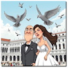 Cartoon: Drauf geschissen (small) by A Human tagged bezos,venedig,hochzeit,sanchez,luxushotel,schweinsteiger,fußball,tennis,ivanovic,soccerplayer,venice,wedding