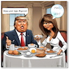 Cartoon: Last Eggs (small) by A Human tagged trump,melania,rapunzel,eggs,ovaloffice,wahington,dollar,hens,flu,pennsylvania,eierkrise,legehennen,vogelgrippe,hühnereier