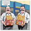 Cartoon: The Printels (small) by A Human tagged intel,chips,steuergeld,steuer,magdeburg,politik,investitionen,chipfabrik,printels