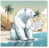 Cartoon: The Solar Bear (small) by A Human tagged polarbear,polar,bear,solarbear,climatechange,warming,climate,ice,arctic,science,ocean,change,weather,floe,eisbär