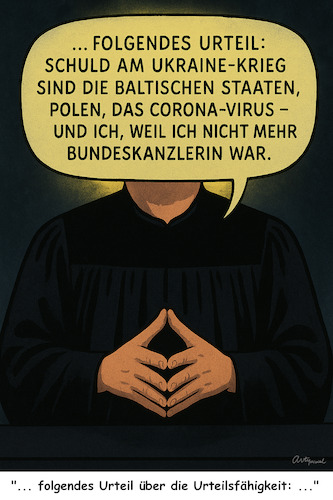 Cartoon: Das Finsterview (medium) by ArtyFicial tagged merkel,interview,deutschland,europa,russland,putin,nato,ukraine,krieg,militärische,spezialoperation,2014,2022,2025,krim,corona,coronavirus,covid,bundeskanzlerin,ex,kanzlerin,baltikum,baltische,staaten,polen,schuld,vermeidung,tot,verderben,chaos,katastrophen,selbsteinschätzung,eigenurteil,fehleinschätzung,fehlurteil,raute,ignoranz,minsk,abkommen,entlarvend,aufdeckung,erkenntnis