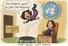 Cartoon: BYE-BYE Annalena (small) by ArtyFicial tagged baerbock,außenministerium,auswärtiges,amt,job,hopping,uno,generalversammlung,präsidentin
