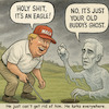 Cartoon: Even worse than Nessie (small) by ArtyFicial tagged usa,trump,epstein,deep,state,child,children,abuse,sexual,trafficer,rape