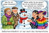 Cartoon: Heutzutage (small) by ArtyFicial tagged schneemann,divers,lbtq,mann,frau,teenager,generationen,woke,überraschung,winter