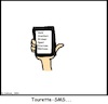 Cartoon: Tourette-SMS... (small) by Schwabbel tagged sms,tourette