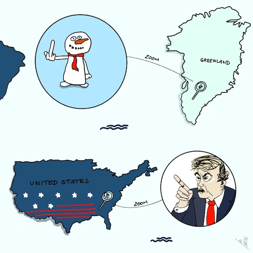 Cartoon: Map Conflict (medium) by siralha tagged new,conflict