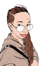 Cartoon: Jhosa (small) by Aiko tagged filipino