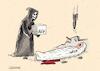 Cartoon: Aid to Gaza (small) by Ahmad Qaddura tagged gaza