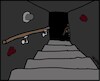 Cartoon: Keller des Grauens (small) by Horrorkritzler tagged keller,grauen,monster,geist,angst,dunkelheit,horror,grusel,schauder,unbehagen,furcht,beklemmung,treppe