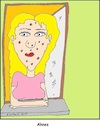 Cartoon: Aknes (small) by Honk1978 tagged aknes,akne,agnes,hautkrankheit,gesundheit,sprache,wortspiel,mädchen,frau