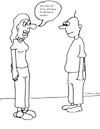 Cartoon: Fettiges Haar... (small) by Honk1978 tagged haar,fett,talgüberschuss,schuppen,kopfhaut,mann,ehe,frau,gesundheit,neurodermitis