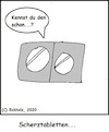 Cartoon: Scherztabletten... (small) by Honk1978 tagged scherztabletten,schmerztabletten,tabletten,witz,wortspiel,sprache