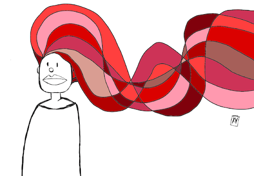 Cartoon: Ginger (medium) by Xisto Ventura tagged ginger,girl