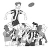 Cartoon: Lovely Corner (small) by Xisto Ventura tagged football,corner,soccer