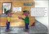 Cartoon: Wo ist die Brahmsstraße? (small) by Kritzeltonne tagged männer,brahmsstrasse,stadtalltag,reisen,unterwegs,tourist,brahms