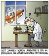 Cartoon: Forscher-Pech (small) by Rovey tagged forschung pech wissenschaft ufo aliens marsmännchen außerirdisch karriere akademiker