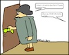Cartoon: Um 22 Uhr biste zurück... (small) by Wutkritzler78 tagged exhibitionist,mann,ehe,frau,gesellschaft,unhold,sexualdelikt