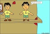 Cartoon: Herr Stenzel... (small) by Moppel tagged stalking,nachahmung,homosexualität,horror,männer,verfolgung,verfolgungswahn,gesellschaft,suizid,selbstmord