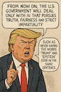 Cartoon: Trumps AI Impartiality (small) by PoliticoLoco tagged ai,aiart,trump,epstein