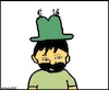 Cartoon: Ohne Worte (small) by Kritzelsven tagged nonsens