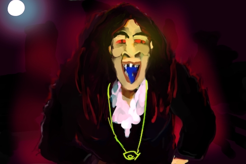 Cartoon: AZAZEL THE FIRST (medium) by Al-Mousawi79 tagged azazel