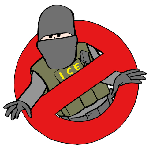Cartoon: ICEout (medium) by Kik tagged ice,iceout,iceoutnow,usa,trump,ghostbusters,ice,iceout,iceoutnow,usa,trump,ghostbusters