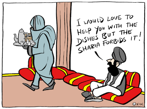 Cartoon: Taliban (medium) by Kik tagged taliban,afghanistan,moslim,allah,women,woman,men,man,taliban,afghanistan,moslim,allah,women,woman,men,man