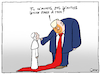Cartoon: Dieu (small) by Kik tagged pape,trump,dieu,vatican,vance