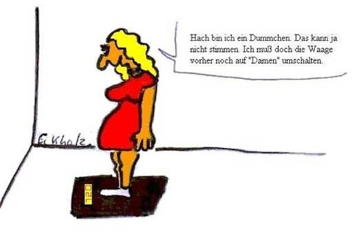 Cartoon: Gewichtskontrolle... (medium) by Mr Speck tagged frau,übergewicht,fetteleibigkeit,adipositas,waage,wiegen
