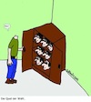 Cartoon: Die Qual der Wahl... (small) by Mr Speck tagged sprichwort,allegorie,sinnbild