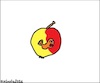 Cartoon: Ohne Worte (small) by Mr Speck tagged riesenwurm,wurm,apfel,horror