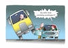 Cartoon: Aussteigen (small) by Bernd Eisert tagged auto,lkw,aussteigen,kontakt