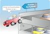 Cartoon: Frauenparkplatz (small) by Bernd Eisert tagged frauen,auto,parkplatz,hinweis,falle