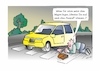 Cartoon: Sehr selbstlos (small) by Bernd Eisert tagged auto,zebrastreifen,überfahren,fußgänger,auspuff,hilfe