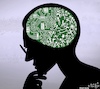 Cartoon: Thinking (small) by Sherif Arafa tagged thinking
