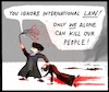 Cartoon: Kill in Peace (small) by omoko tagged war,iran,regime,change,mullah,flogging,women,woman,life,freedom,democracy,uprise,selfsacrifice,harakiri,suicide,killers,mojtaba,new,hardliner,revolutionary,guards,sharia,genosuicide,hope,standup,nevergiveup,blood,bloodshed,omoko