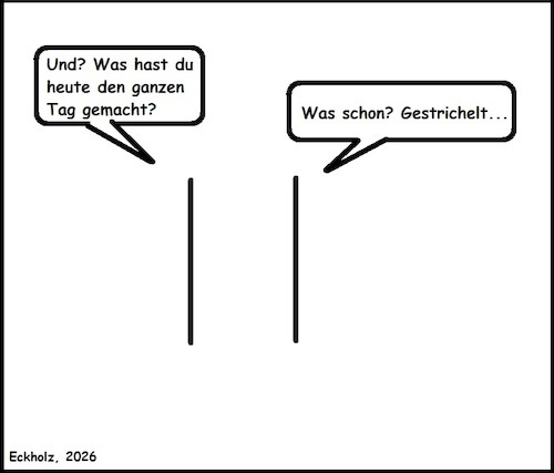 Cartoon: Gestrichelt... (medium) by Kritzelspacko78 tagged striche,gestrichelt,sprache