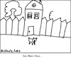 Cartoon: Das Miez-Haus... (small) by Klops tagged katzenhaus,miezhaus,katzen,miezen,sprache,haus,samuil,marschak