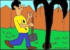 Cartoon: Ohne Worte (small) by Pummel tagged mann,öl,gartenarbeit,buddeln,schaufeln,graben,fund,fontäne,gesellschaft