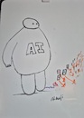 Cartoon: AI Bubble (small) by Al-haji tagged ai,social,media