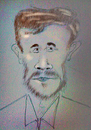 Cartoon: Ahmedinejad (small) by Alpi Ayaz tagged iran,president,tehran,politician
