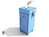 Cartoon: ballot box (small) by yaserabohamed tagged ballot,box