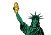 Cartoon: freedom (small) by yaserabohamed tagged bread,statue,of,liberty,freedom