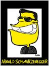 Cartoon: ARNOLD SCHWARZENEGGER CARICATURE (small) by QUEL tagged arnold,schwarzenegger,caricature