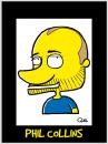 Cartoon: Phil Collins Caricature (small) by QUEL tagged phil collins caricature