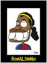 Cartoon: Ronaldinho Caricature (small) by QUEL tagged ronaldinho caricature