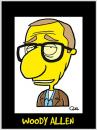 Cartoon: WOODY ALLEN CARICATURE (small) by QUEL tagged woody allen caricature