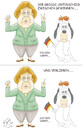 Cartoon: Wahl 09 (small) by VoBo tagged bundestag,wahl,angela,merkel,german,election,cartoon